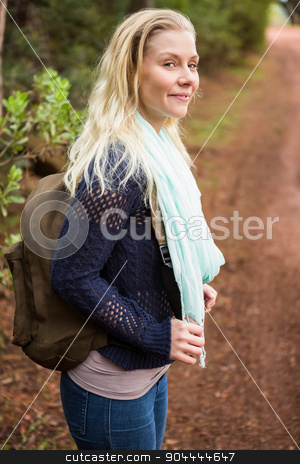 To use this stock image in your creative project, please select the size you need over to the right and click the "Add to Cart" button.
Your downloaded image will come with the Cutcaster watermark removed so don’t worry about the watermark you see on this page. Smiling female hiker waiting by the side of the road stock photo, Profile view of a female hiker waiting by the side of the road by Wavebreak Media