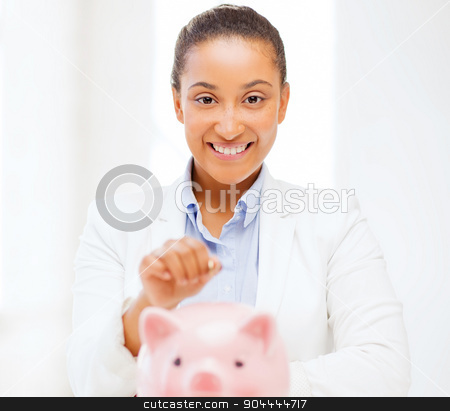 To use this stock image in your creative project, please select the size you need over to the right and click the "Add to Cart" button.
Your downloaded image will come with the Cutcaster watermark removed so don’t worry about the watermark you see on this page. woman with piggy bank and coin stock photo, banking and finances concept - picture of lovely woman with piggy bank and cash money by Syda Productions
