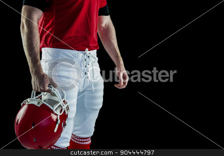 To use this stock image in your creative project, please select the size you need over to the right and click the "Add to Cart" button.
Your downloaded image will come with the Cutcaster watermark removed so don’t worry about the watermark you see on this page. American football player holding his helmet stock photo, American football player holding his helmet against black background by Wavebreak Media