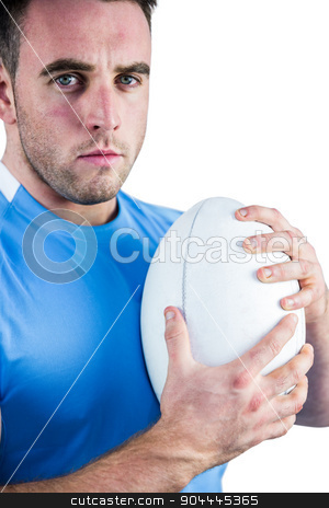 To use this stock image in your creative project, please select the size you need over to the right and click the "Add to Cart" button.
Your downloaded image will come with the Cutcaster watermark removed so don’t worry about the watermark you see on this page. Rugby player looking at camera stock photo, Rugby player looking at camera on white background by Wavebreak Media
