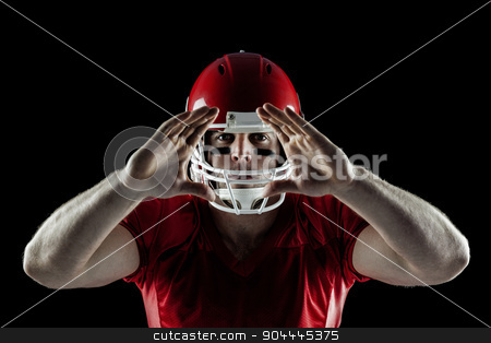 To use this stock image in your creative project, please select the size you need over to the right and click the "Add to Cart" button.
Your downloaded image will come with the Cutcaster watermark removed so don’t worry about the watermark you see on this page. American football player making hand gesture stock photo, American football player making hand gesture on black background by Wavebreak Media