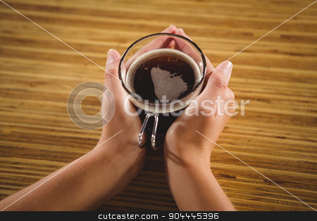 To use this stock image in your creative project, please select the size you need over to the right and click the "Add to Cart" button.
Your downloaded image will come with the Cutcaster watermark removed so don’t worry about the watermark you see on this page. Womans hands holding cup of coffee stock photo, Womans hands holding cup of coffee at coffee shop by Wavebreak Media