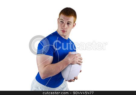 To use this stock image in your creative project, please select the size you need over to the right and click the "Add to Cart" button.
Your downloaded image will come with the Cutcaster watermark removed so don’t worry about the watermark you see on this page. Rugby player running with the rugby ball stock photo, Rugby player running with the rugby ball on a white background by Wavebreak Media