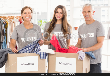 To use this stock image in your creative project, please select the size you need over to the right and click the "Add to Cart" button.
Your downloaded image will come with the Cutcaster watermark removed so don’t worry about the watermark you see on this page. Concerned business people with donation boxes stock photo, Portrait of concerned business people with donation boxes in the office by Wavebreak Media
