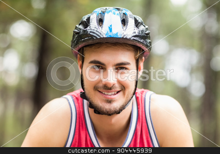 To use this stock image in your creative project, please select the size you need over to the right and click the "Add to Cart" button.
Your downloaded image will come with the Cutcaster watermark removed so don’t worry about the watermark you see on this page. Handsome young biker looking at camera stock photo, Handsome young biker looking at camera in the nature by Wavebreak Media