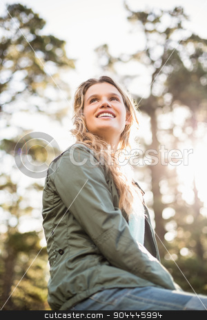 To use this stock image in your creative project, please select the size you need over to the right and click the "Add to Cart" button.
Your downloaded image will come with the Cutcaster watermark removed so don’t worry about the watermark you see on this page. Young happy jogger sitting on rock and looking away stock photo, Young happy jogger sitting on rock and looking away in the nature by Wavebreak Media