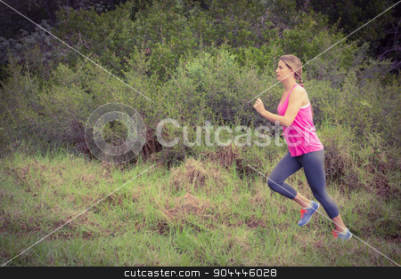 To use this stock image in your creative project, please select the size you need over to the right and click the "Add to Cart" button.
Your downloaded image will come with the Cutcaster watermark removed so don’t worry about the watermark you see on this page. Pretty blonde athlete jogging stock photo, Pretty blonde athlete jogging in the nature by Wavebreak Media