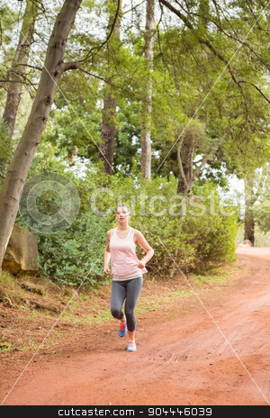 To use this stock image in your creative project, please select the size you need over to the right and click the "Add to Cart" button.
Your downloaded image will come with the Cutcaster watermark removed so don’t worry about the watermark you see on this page. Pretty blonde athlete jogging stock photo, Pretty blonde athlete jogging in the nature by Wavebreak Media