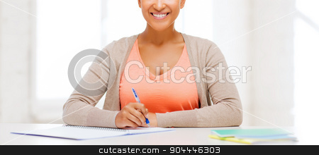 To use this stock image in your creative project, please select the size you need over to the right and click the "Add to Cart" button.
Your downloaded image will come with the Cutcaster watermark removed so don’t worry about the watermark you see on this page. international student studying in college stock photo, education and business concept - international student studying in college by Syda Productions