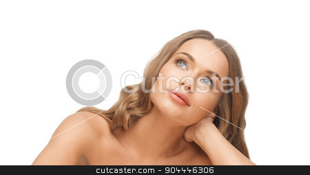 To use this stock image in your creative project, please select the size you need over to the right and click the "Add to Cart" button.
Your downloaded image will come with the Cutcaster watermark removed so don’t worry about the watermark you see on this page. beautiful woman face with long blond hair stock photo, people, beauty and hair care concept - beautiful woman face with long blond hair looking up and dreaming by Syda Productions
