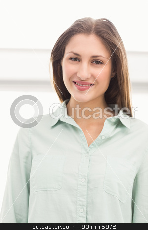 To use this stock image in your creative project, please select the size you need over to the right and click the "Add to Cart" button.
Your downloaded image will come with the Cutcaster watermark removed so don’t worry about the watermark you see on this page. Pretty casual businesswoman smiling stock photo, Portrait of pretty casual businesswoman smiling in the office by Wavebreak Media