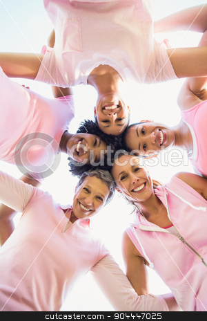 To use this stock image in your creative project, please select the size you need over to the right and click the "Add to Cart" button.
Your downloaded image will come with the Cutcaster watermark removed so don’t worry about the watermark you see on this page. Women wearing pink for breast cancer with arms around stock photo, Women wearing pink for breast cancer with arms around in parkland by Wavebreak Media