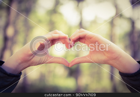 To use this stock image in your creative project, please select the size you need over to the right and click the "Add to Cart" button.
Your downloaded image will come with the Cutcaster watermark removed so don’t worry about the watermark you see on this page. Carefree female hiker framing heart with hands stock photo, Carefree female hiker framing heart with hands in the nature by Wavebreak Media