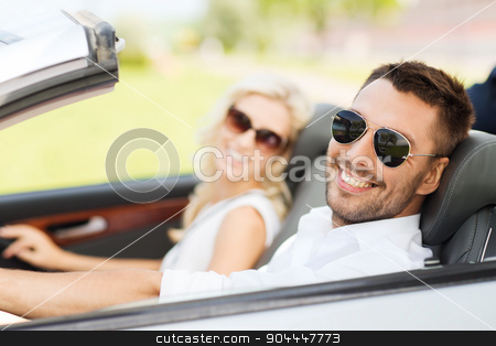 To use this stock image in your creative project, please select the size you need over to the right and click the "Add to Cart" button.
Your downloaded image will come with the Cutcaster watermark removed so don’t worry about the watermark you see on this page. happy man and woman driving in cabriolet car stock photo, road trip, dating, leisure, couple and people concept - happy man and woman driving in cabriolet car outdoors by Syda Productions