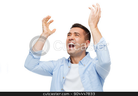 To use this stock image in your creative project, please select the size you need over to the right and click the "Add to Cart" button.
Your downloaded image will come with the Cutcaster watermark removed so don’t worry about the watermark you see on this page. unhappy man with closed eyes touching his forehead stock photo, stress, headache, health care and people concept - unhappy man with closed eyes touching his forehead by Syda Productions