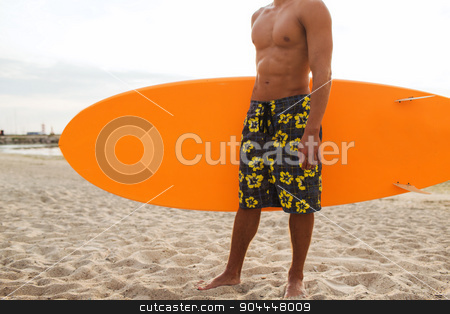To use this stock image in your creative project, please select the size you need over to the right and click the "Add to Cart" button.
Your downloaded image will come with the Cutcaster watermark removed so don’t worry about the watermark you see on this page. close up of young man with surfboard on beach stock photo, sea, summer vacation, water sport and people concept - close up of young man with surfboard on beach by Syda Productions