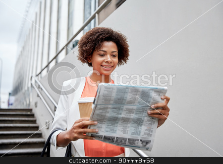 To use this stock image in your creative project, please select the size you need over to the right and click the "Add to Cart" button.
Your downloaded image will come with the Cutcaster watermark removed so don’t worry about the watermark you see on this page. happy african businesswoman with coffee in city stock photo, business and people concept - young smiling african american businesswoman with coffee cup going down stairs into city underpass by Syda Productions