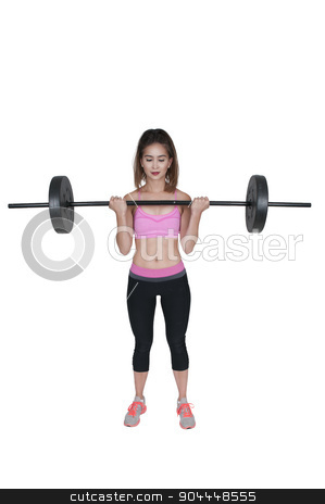 To use this stock image in your creative project, please select the size you need over to the right and click the "Add to Cart" button.
Your downloaded image will come with the Cutcaster watermark removed so don’t worry about the watermark you see on this page. Woman Working with Weights stock photo, Beautiful young woman using weights during a workout by Robert Byron