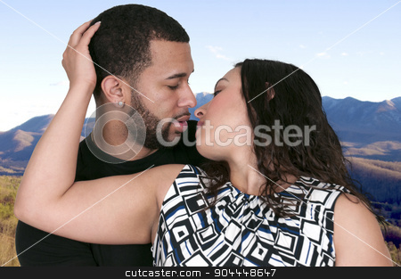 To use this stock image in your creative project, please select the size you need over to the right and click the "Add to Cart" button.
Your downloaded image will come with the Cutcaster watermark removed so don’t worry about the watermark you see on this page. Couple in Love stock photo, Couple in love man and a woman by Robert Byron