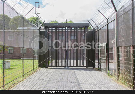 To use this stock image in your creative project, please select the size you need over to the right and click the "Add to Cart" button.
Your downloaded image will come with the Cutcaster watermark removed so don’t worry about the watermark you see on this page. Large gate at an old jail stock photo, Large gate at an old dutch jail by michaklootwijk