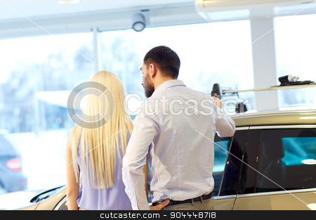 To use this stock image in your creative project, please select the size you need over to the right and click the "Add to Cart" button.
Your downloaded image will come with the Cutcaster watermark removed so don’t worry about the watermark you see on this page. couple buying car in auto show or salon stock photo, auto business, car sale, consumerism and people concept - couple buying car in auto show or salon from back by Syda Productions