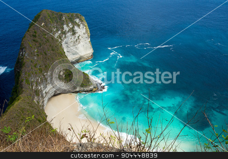 To use this stock image in your creative project, please select the size you need over to the right and click the "Add to Cart" button.
Your downloaded image will come with the Cutcaster watermark removed so don’t worry about the watermark you see on this page. dream Bali Manta Point Diving place at Nusa Penida island stock photo, dream beach on coastline at Bali, Manta Point famous Diving place, Nusa Penida with blue sky by Artush