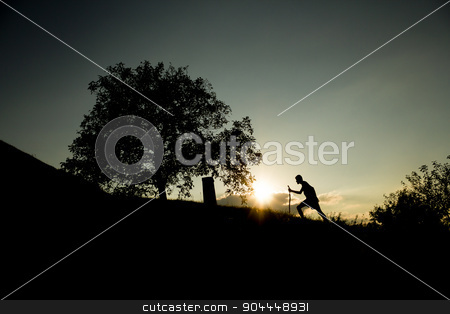 To use this stock image in your creative project, please select the size you need over to the right and click the "Add to Cart" button.
Your downloaded image will come with the Cutcaster watermark removed so don’t worry about the watermark you see on this page. Achieving succes stock photo, Photo of a man achieving his goal by Roland Valentin Raicu