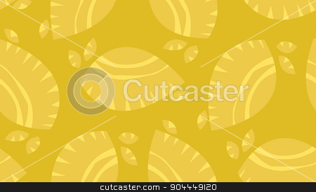 To use this stock image in your creative project, please select the size you need over to the right and click the "Add to Cart" button.
Your downloaded image will come with the Cutcaster watermark removed so don’t worry about the watermark you see on this page. Seamless Abstract Seashells Background stock vector clipart, Repeating background pattern of yellow abstract seashells by Eric Basir