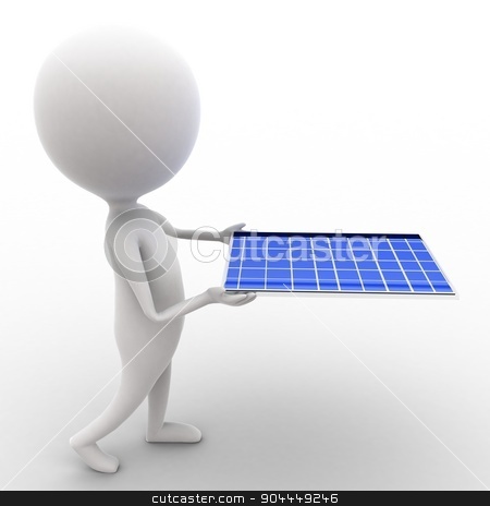 To use this stock image in your creative project, please select the size you need over to the right and click the "Add to Cart" button.
Your downloaded image will come with the Cutcaster watermark removed so don’t worry about the watermark you see on this page. 3d man carrying solar panel in hands concept stock photo, 3d man carrying solar panel in hands concept executed in white isolated background , side angle view by 3dlabs
