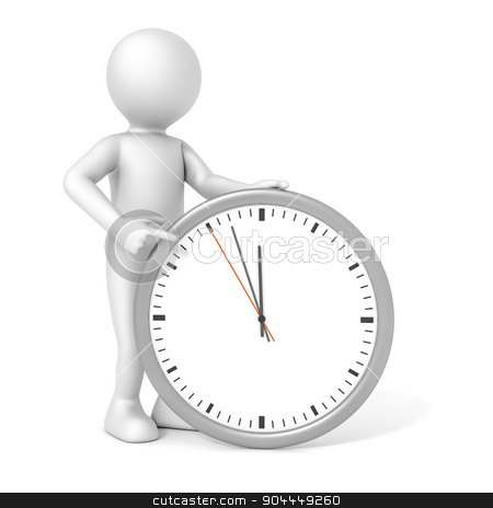 To use this stock image in your creative project, please select the size you need over to the right and click the "Add to Cart" button.
Your downloaded image will come with the Cutcaster watermark removed so don’t worry about the watermark you see on this page. man and clock stock photo, An image of a rendered white man pointing to a clock by Markus Gann