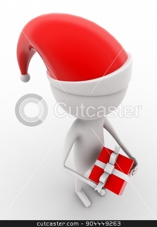 To use this stock image in your creative project, please select the size you need over to the right and click the "Add to Cart" button.
Your downloaded image will come with the Cutcaster watermark removed so don’t worry about the watermark you see on this page. 3d man holding xmas gift on hands concept stock photo, 3d man holding xmas gift on hands concept on white isolated background , top angle view by 3dlabs