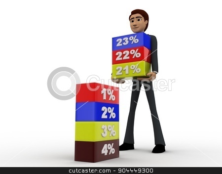 To use this stock image in your creative project, please select the size you need over to the right and click the "Add to Cart" button.
Your downloaded image will come with the Cutcaster watermark removed so don’t worry about the watermark you see on this page. 3d man holding cube of percentage concept stock photo, 3d man holding cube of percentage concept on white background,side angle view by 3dlabs
