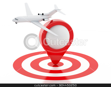 To use this stock image in your creative project, please select the size you need over to the right and click the "Add to Cart" button.
Your downloaded image will come with the Cutcaster watermark removed so don’t worry about the watermark you see on this page. 3d Travel suitcase, airplane and map pointer in red target. stock photo, 3d renderer illustration. Travel suitcase, airplane and map pointer in red target. Travel concept on white background. by nicolas menijes