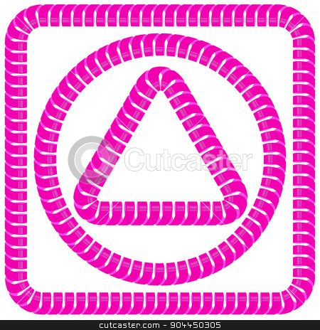 To use this stock image in your creative project, please select the size you need over to the right and click the "Add to Cart" button.
Your downloaded image will come with the Cutcaster watermark removed so don’t worry about the watermark you see on this page. Pink Frames stock vector clipart, Set of Paper Pink Frames Isolated on White Background by valeo5