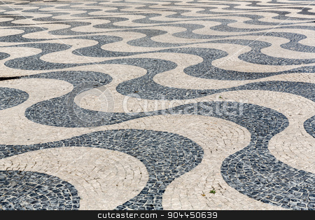 To use this stock image in your creative project, please select the size you need over to the right and click the "Add to Cart" button.
Your downloaded image will come with the Cutcaster watermark removed so don’t worry about the watermark you see on this page. Tile brick floor stock photo, Tile brick floor in Lisbon Town Square, Portugal using as background by Vichaya Kiatying-Angsulee