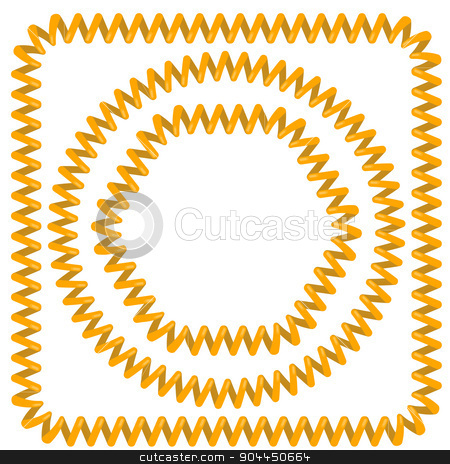 To use this stock image in your creative project, please select the size you need over to the right and click the "Add to Cart" button.
Your downloaded image will come with the Cutcaster watermark removed so don’t worry about the watermark you see on this page. Cable Frames stock vector clipart, Yellow Cable Frames Isolated on White Background by valeo5