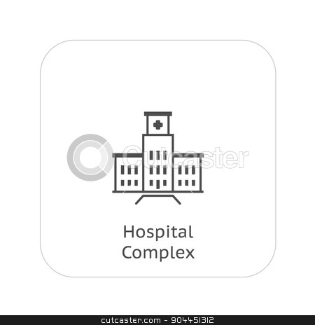 To use this stock image in your creative project, please select the size you need over to the right and click the "Add to Cart" button.
Your downloaded image will come with the Cutcaster watermark removed so don’t worry about the watermark you see on this page. Hospital Complex Icon. Flat Design. stock vector clipart, Hospital Complex Icon. Flat Design. Isolated. by Vadym Nechyporenko