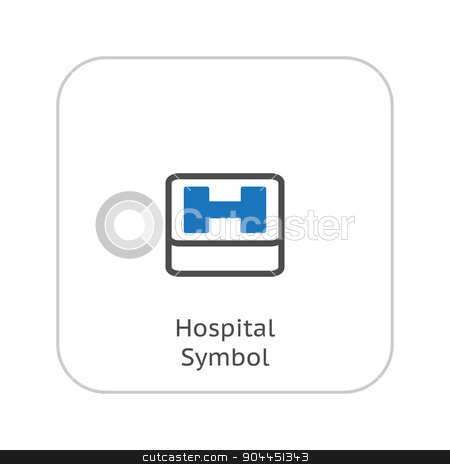 To use this stock image in your creative project, please select the size you need over to the right and click the "Add to Cart" button.
Your downloaded image will come with the Cutcaster watermark removed so don’t worry about the watermark you see on this page. Hospital Symbol. Flat Design. stock vector clipart, Hospital Symbol. Flat Design. Isolated. by Vadym Nechyporenko
