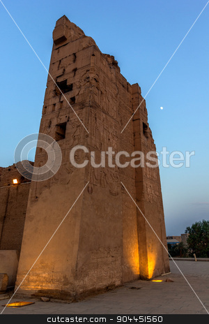 To use this stock image in your creative project, please select the size you need over to the right and click the "Add to Cart" button.
Your downloaded image will come with the Cutcaster watermark removed so don’t worry about the watermark you see on this page. Kom ombo pylon stock photo, a vertical view of the pylon of the Kom Ombo temple, Egypt by Noelia
