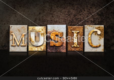 To use this stock image in your creative project, please select the size you need over to the right and click the "Add to Cart" button.
Your downloaded image will come with the Cutcaster watermark removed so don’t worry about the watermark you see on this page. Music Letterpress Concept on Dark Background stock photo, The word