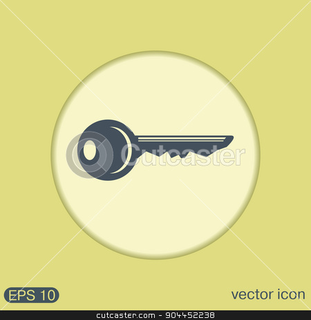 To use this stock image in your creative project, please select the size you need over to the right and click the "Add to Cart" button.
Your downloaded image will come with the Cutcaster watermark removed so don’t worry about the watermark you see on this page. key symbol icon stock vector clipart, key icon sign by LittleCuckoo