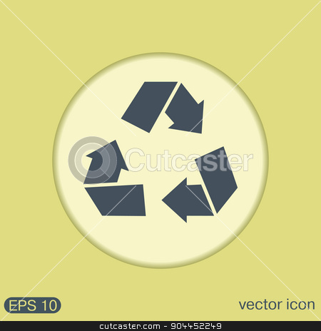 To use this stock image in your creative project, please select the size you need over to the right and click the "Add to Cart" button.
Your downloaded image will come with the Cutcaster watermark removed so don’t worry about the watermark you see on this page. recycle symbol. Environmental icon arrow stock vector clipart, recycle icon. Environmental icon arrow by LittleCuckoo