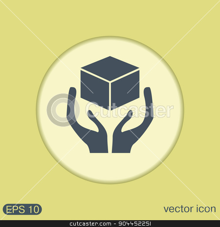 To use this stock image in your creative project, please select the size you need over to the right and click the "Add to Cart" button.
Your downloaded image will come with the Cutcaster watermark removed so don’t worry about the watermark you see on this page. hands holding box logistic icon stock vector clipart, hands holding box logistic icon by LittleCuckoo