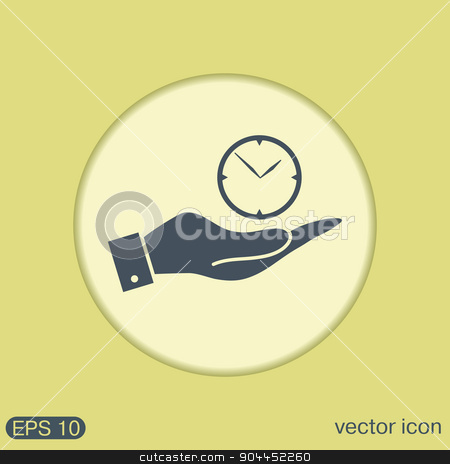 To use this stock image in your creative project, please select the size you need over to the right and click the "Add to Cart" button.
Your downloaded image will come with the Cutcaster watermark removed so don’t worry about the watermark you see on this page. hand holding a clock, Icon watch. symbol time stock vector clipart, hand holding a clock. watch sign, Icon watch. symbol time by LittleCuckoo