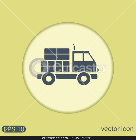 To use this stock image in your creative project, please select the size you need over to the right and click the "Add to Cart" button.
Your downloaded image will come with the Cutcaster watermark removed so don’t worry about the watermark you see on this page. Truck. Logistic icon. symbol icon laden truck. carriage of the goods or things stock vector clipart, Truck. Logistic icon. Transportation symbol. symbol icon laden truck. carriage of the goods or things by LittleCuckoo