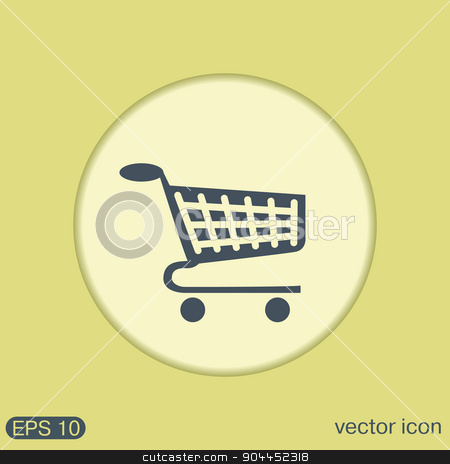 To use this stock image in your creative project, please select the size you need over to the right and click the "Add to Cart" button.
Your downloaded image will come with the Cutcaster watermark removed so don’t worry about the watermark you see on this page. shopping cart icon. vextor illustration stock vector clipart, shopping cart icon. vextor illustration. cart online store, Internet shop. basket shopping by LittleCuckoo