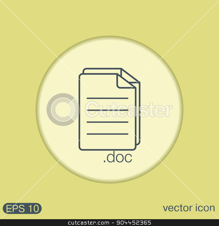 To use this stock image in your creative project, please select the size you need over to the right and click the "Add to Cart" button.
Your downloaded image will come with the Cutcaster watermark removed so don’t worry about the watermark you see on this page. document icon paper sheet stock vector clipart, document icon paper sheet by LittleCuckoo