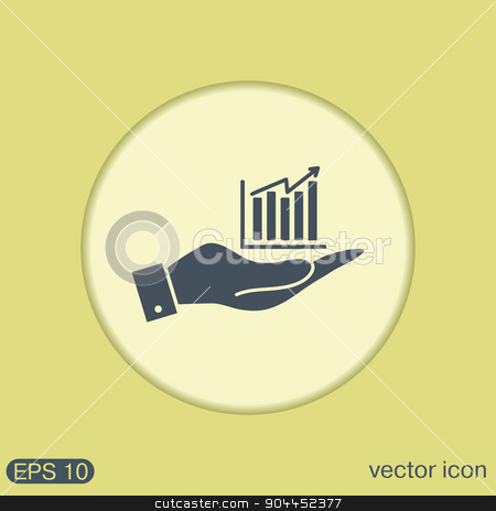 To use this stock image in your creative project, please select the size you need over to the right and click the "Add to Cart" button.
Your downloaded image will come with the Cutcaster watermark removed so don’t worry about the watermark you see on this page. hand holding a chart diagram figure. business icon stock vector clipart, hand holding a chart diagram figure sign. business icon by LittleCuckoo