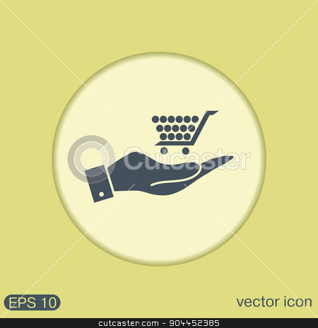 To use this stock image in your creative project, please select the size you need over to the right and click the "Add to Cart" button.
Your downloaded image will come with the Cutcaster watermark removed so don’t worry about the watermark you see on this page. hand holding a shopping cart online store stock vector clipart, hand holding a shopping cart online store, Internet shop. basket shopping by LittleCuckoo