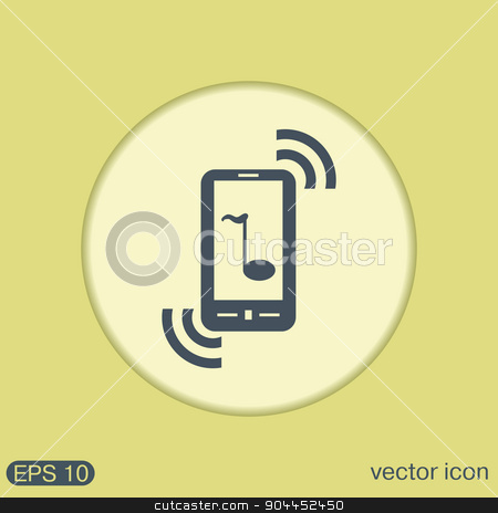 To use this stock image in your creative project, please select the size you need over to the right and click the "Add to Cart" button.
Your downloaded image will come with the Cutcaster watermark removed so don’t worry about the watermark you see on this page. telephone handset. stock vector clipart, smartphone with the symbol telephone handset. by LittleCuckoo